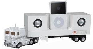 【中古】 TRANSFORMERS MUSIC LABEL CONVOY playing ipod speaker