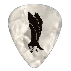 PRS White Celluloid Pearloid Picks 12-Pack HEAVY ピック〈Paul Reed Smith Guitar/ポールリードスミス〉