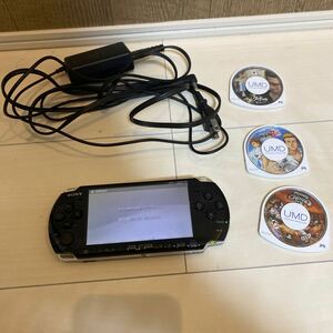 SONY ソニー PSP プレイステーションポータブル ブラック PSP-3000 喧嘩番長　クロヒョウ　無双OROCHI2 
