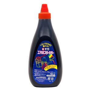 サクラクレパス 絵具 工作ポスターカラー 720ml 単色 くろ KPW720ML#49