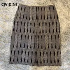 【CIVIDINI】レディース　膝丈　タイトスカート　サイズ38 イタリア