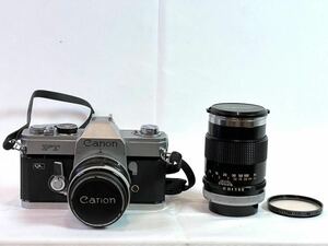  Canon FT QL フィルム一眼レフカメラ　50mm 135mm レンズ2本付き