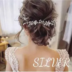 ウェディング ヘッドドレス 小枝 結婚式 ヘアアクセサリー ブライダル限定