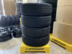 【2408017】スタッドレス DUNLOP SJ8 215/60R17 2021年 アルファード ヴェルファイア カローラクロス エスティマ C-HR エクストレイル 等