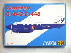 ▽★ RS MODELS 1/72 Caudron C-445 C-448 プラモデル