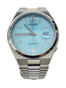 CITIZEN◆自動巻腕時計/アナログ/ステンレス/BLU/SLV/8210-S126967