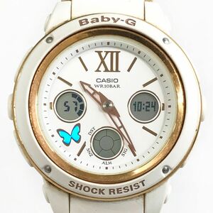 美品 CASIO カシオ BABY-G ベビーG ベイビージー ラバーズコレクション 腕時計 BGA-150LF-7 クオーツ アナデジ デジアナ カレンダー 動作OK