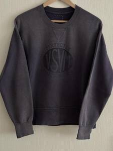 visvim 24SS COURT SWEAT L/S CRASH COL:PURPLE SIZE:1