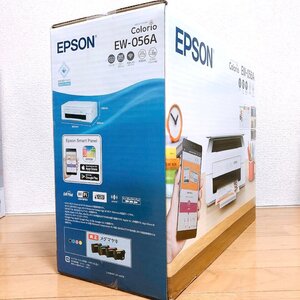 【新品未開封品/セットアップインク付属/保証付】●エプソン(EPSON) A4インクジェット複合機(プリント/コピー/スキャナ) Colorio EW-056A●