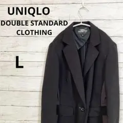 オフィスカジュアル　UNIQLO ダブスタ　テーラードジャケット　8部袖　L