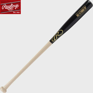 【日本未発売】 ローリングス 野球 木製 ノックバット RAWLINGS MAPLE FUNGO BAT 94cm ナチュラル/ブラック rwmlf-natural37