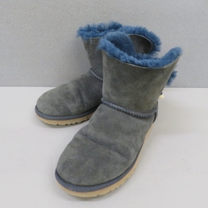 G201★UGG/アグ　ショートブーツ　ネイビー　23cm★A