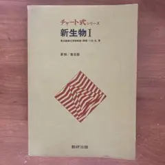 新生物Ⅰ  チャート式シリーズ  昭和50年  数研出版