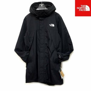 USA限定 新品 ノースフェイス 防水透湿 ナイロンジャケット パーカー(M)ブラック THE NORTH FACE ANTORA ロング丈 日本未発売/ja211