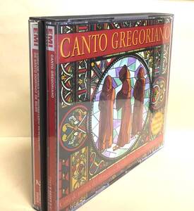 窮極のヒーリング音楽　グレゴリオ聖歌　 Canto Gregoriano 　シロス修道院合唱団　EMI輸入盤２枚組　☆盤面美麗☆