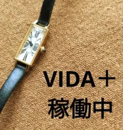 VIDA+/ヴィーダプラス　レディース腕時計　ゴールド　稼働中