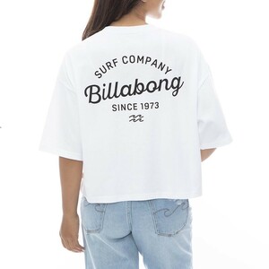 【SALE】★送料無料★2024春夏 新品【BILLABONG/ビラボン】ARCH LOGO CROPPED TEE クロップドＴシャツ WHT レディースM BE013-204