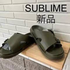 新品 SUBLIME EVAER サンダル ミリタリーデザイン 軽量 クッション