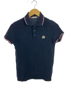 MONCLER◆MAGLIA POLO MANICA CORTA/ポロシャツ/XS/コットン/NVY