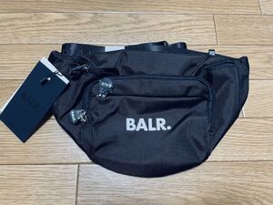 【新品未使用/タグ付】BALR. ボーラー　ロゴウエストバッグ　　 ブラック 