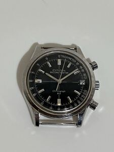 ☆ 希少　CITIZEN　RECODE MASTER レコードマスター　ブラックダイアル　Ref・52802Y クロノグラフ　手巻き　Vintage Citizen 現状不動☆