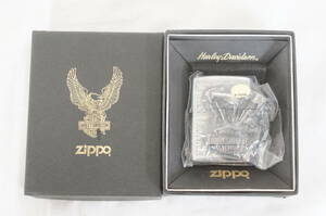 ④ HARLEY-DAVIDSON ハーレーダビッドソン KNUCKLE HEAD ナックルヘッド シリアル有 Zippo ジッポー ライター 9705296011