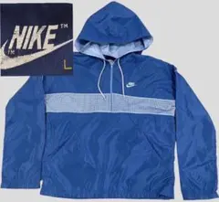 美品80〜90s Nike ハーフジップ ジャケット ヴィンテージ 紺タグ