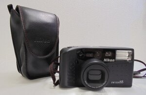 キングラム[25] 【送料無料】NIKON ニコン コンパクトカメラ TW ZOOM 85 ブラック 動作音のみ確認済み ソフトケース付き★005＠L298