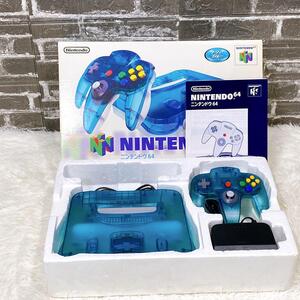 Nintendo 64 クリアブルー　任天堂　 BLUE NUS 本体