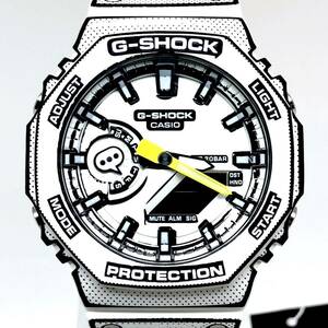 G-SHOCK ジーショック 【ITS333DBIMXO】 GA-2100MNG-7A MANGA THEME SERIES マンガ 漫画 オクタゴン カシオーク ダブルLEDライト アナデジ