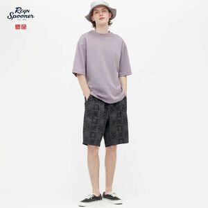 UNIQLO レインスフーナーチノショーツ ブラック Mサイズ