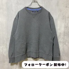 古着 used　IZOD　ワンポイント刺繍スウェット　トレーナー　グレー