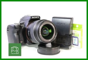 【同梱歓迎】実用■到着後即使える■SONY α33 ボディ+DT 18-55mm F3.5-5.6 SAM■バッテリー・チャージャー・4GB SDカード付き■KK20