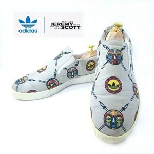 hws00895 ジェレミースコット adidas by Jeremy Scott スニーカー キャンバス 民族 スリッポン メンズ