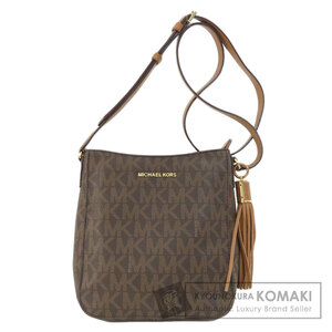 Michael Kors マイケルコース MKシグネチャー ショルダーバッグ レザー レディース 中古