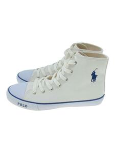 POLO RALPH LAUREN◆ハイカットスニーカー/25cm/WHT/rfs10618