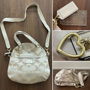 ☆COACH コーチ☆シグネチャー☆2way☆ショルダーバッグ☆ハンドバッグ☆レディース☆斜めがけ