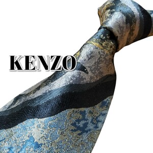 ★KENZO★　ケンゾー　ブルー系　総柄　日本製