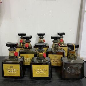 EE138 未開栓 8本 古酒 まとめ売り サントリー ローヤル ウイスキー SR 720ml×3本/SR 1000ml×5本 1000ml SUNTORY ROYAL WHISKY CARRR