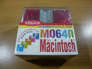 MO640 Macintish 専用フォーマット済　MO 5枚組 TMO640MCOLORP5 未開封品