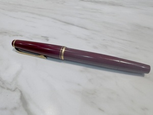 S8055 MONTBLANC No.24 モンブラン 万年筆 ボディカラー ボルドー系 現状品 ジャンク品