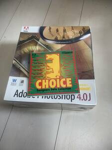 アドビー　フォトショップ　Adobe Photoshop 4.0J Windows 95 NT 3.1　　レア 　新品購入後　未開封　シュリンク付　##$$