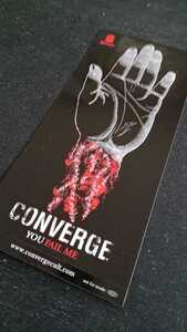 2016年当時物!!CONVERGE「YOU FAIL ME」 非売品ステッカー1枚未使用/コンヴァージ 販売促進 ハードコア パンクロック ヘビーメタル 