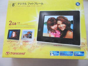 新品未使用　Transcend　 PF810B 　8”デジタルフォトフレーム 　ブラック　8inch