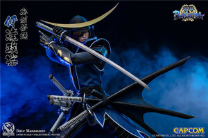 ROCKETTOYS 1/6 伊達政宗 戦国BASARA 未開封新品 ROC-001 アクションフィギュア 真田幸村 capcom 検） ホットトイズ 戦国 無双