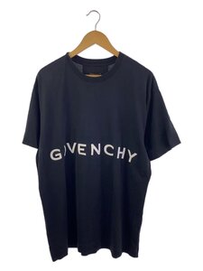 GIVENCHY◆Tシャツ/XL/コットン/BLK/無地/BM71543Y6B