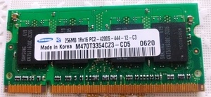 【中古】ノートPC用メモリ 256MB 