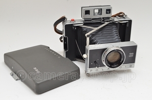 POLAROID 195 LAND CAMERA TOMIOKA TOMINON 3.8/114mm w/strap,front 330 cavar