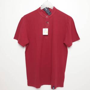 未使用 Drumohr ドルモア コットン 半袖 シャツ XS ヘンリーネック Tシャツ