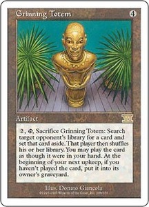 にやにや笑いのトーテム像/Grinning Totem [6ED] 第6版 MTG 英語 288 H0.5Y0.5